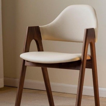Nordic style Creative Solid Wood Chair For Milk Tea Shops