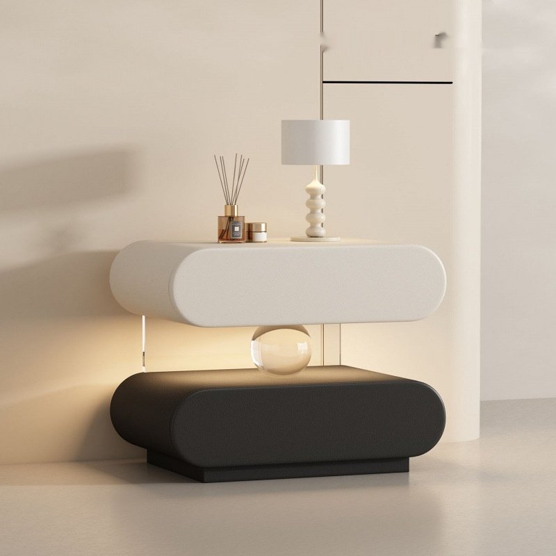 Solid Wood Bedside Table No Assembly Required - Image 9
