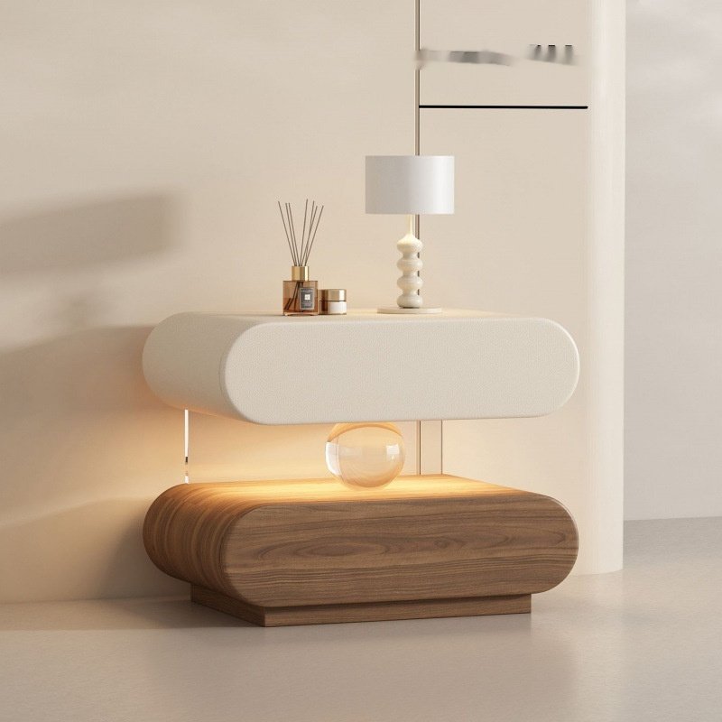 Solid Wood Bedside Table No Assembly Required - Image 10