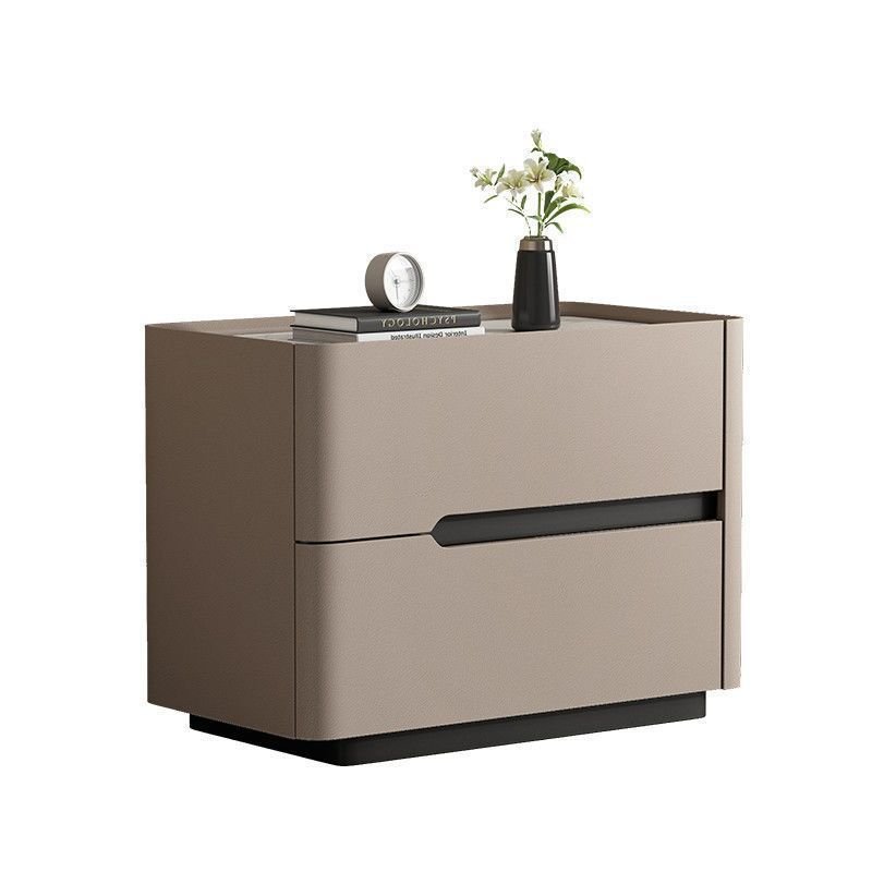 Light-luxury Modern Minimalist Quartzite Bedside Table - Image 4