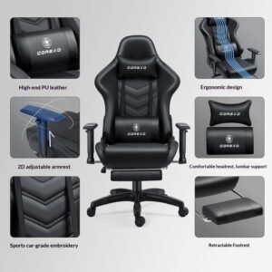 Alternative view of Internet Cafe Comfortable Long-sitting Computer Chair