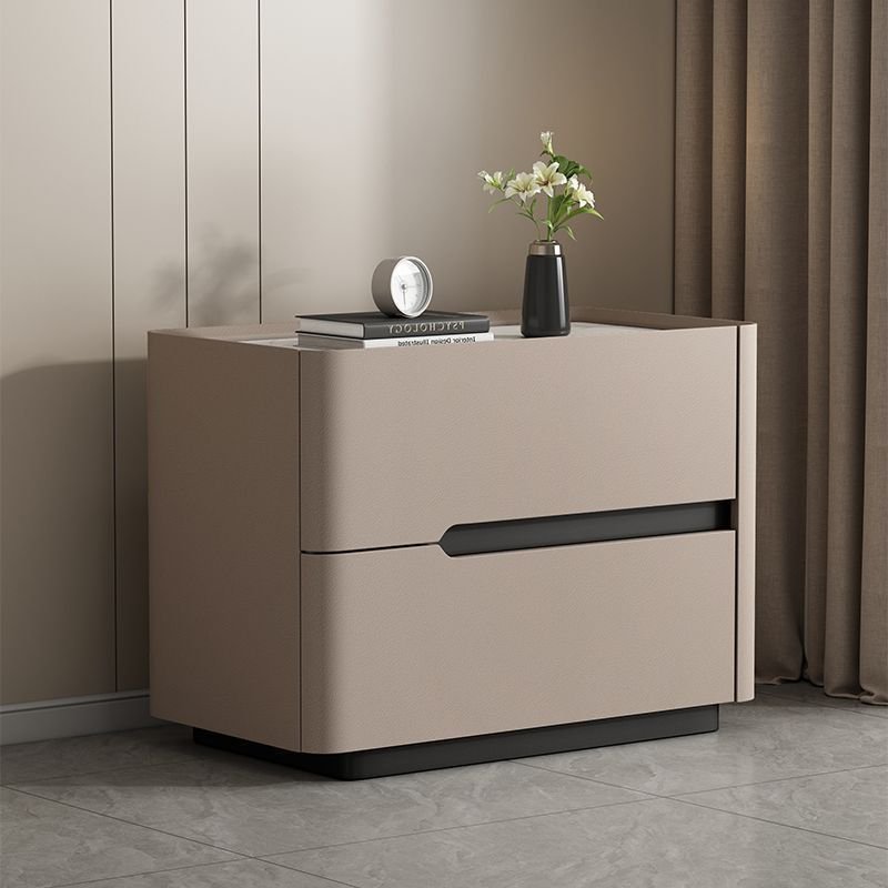 Light-luxury Modern Minimalist Quartzite Bedside Table - Image 6