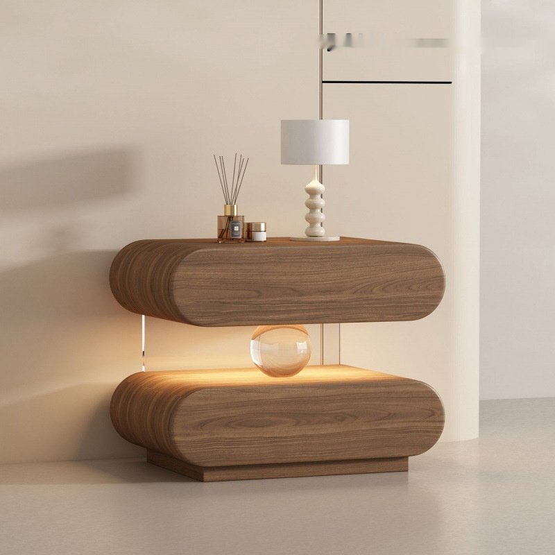 Solid Wood Bedside Table No Assembly Required - Image 5
